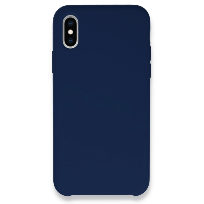 BFS  iPhone XS Max Kılıf Lansman Legant Silikon - Lacivert