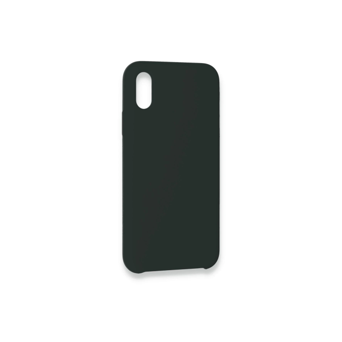 BFS  iPhone XS Max Kılıf Lansman Legant Silikon - Koyu Yeşil