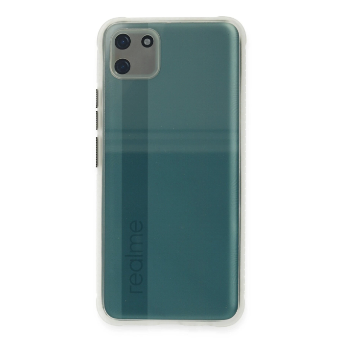 BFS  Realme C11 Kılıf Miami Şeffaf Silikon - Şeffaf