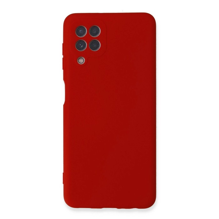 BFS  Samsung Galaxy A22 Kılıf Nano içi Kadife Silikon - Kırmızı