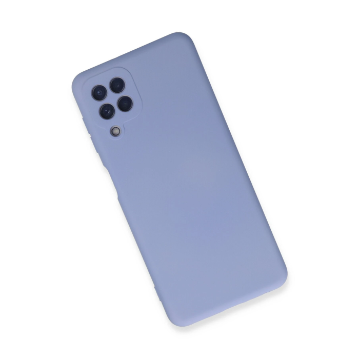 BFS  Samsung Galaxy A22 Kılıf Nano içi Kadife Silikon - Lila