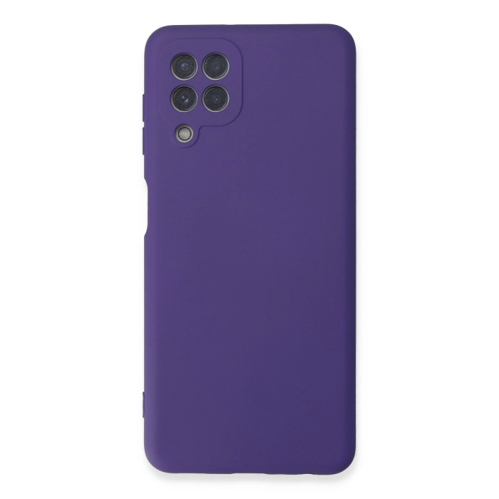 BFS  Samsung Galaxy A22 Kılıf Nano içi Kadife Silikon - Mor