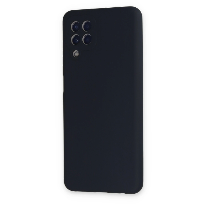 BFS  Samsung Galaxy A22 Kılıf Nano içi Kadife Silikon - Lacivert