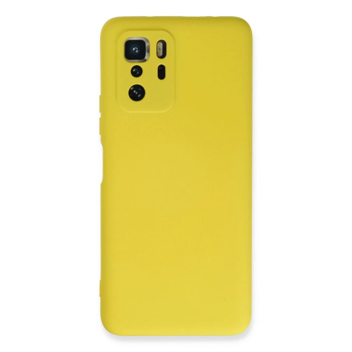 BFS  Xiaomi Poco X3 GT Kılıf Nano içi Kadife Silikon - Sarı