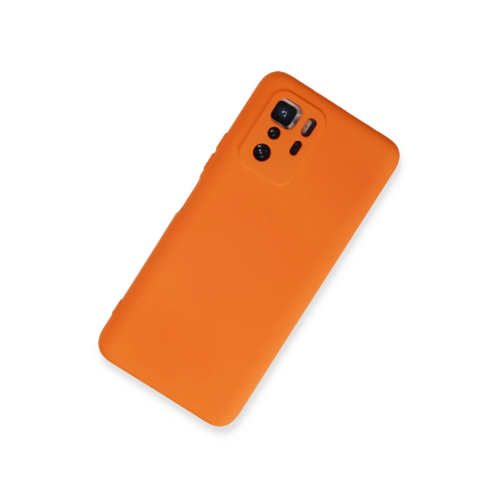 BFS  Xiaomi Poco X3 GT Kılıf Nano içi Kadife Silikon - Turuncu