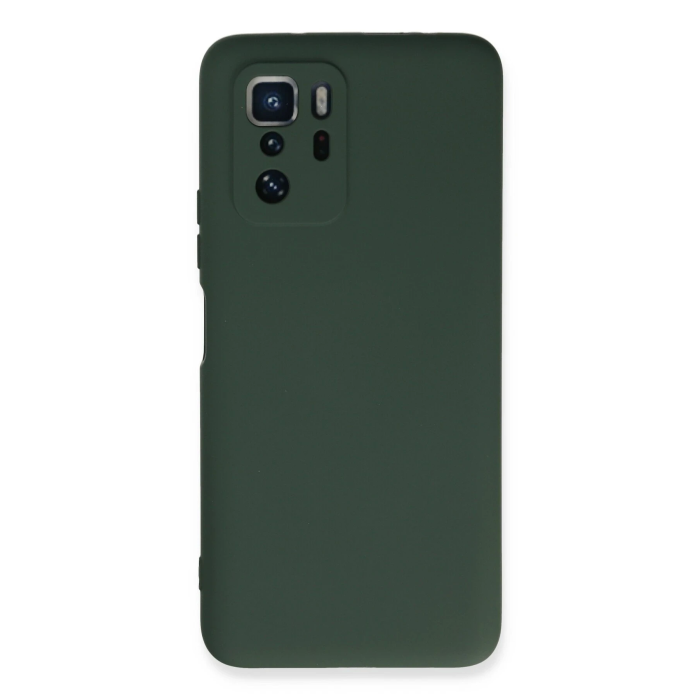 BFS  Xiaomi Poco X3 GT Kılıf Nano içi Kadife Silikon - Koyu Yeşil