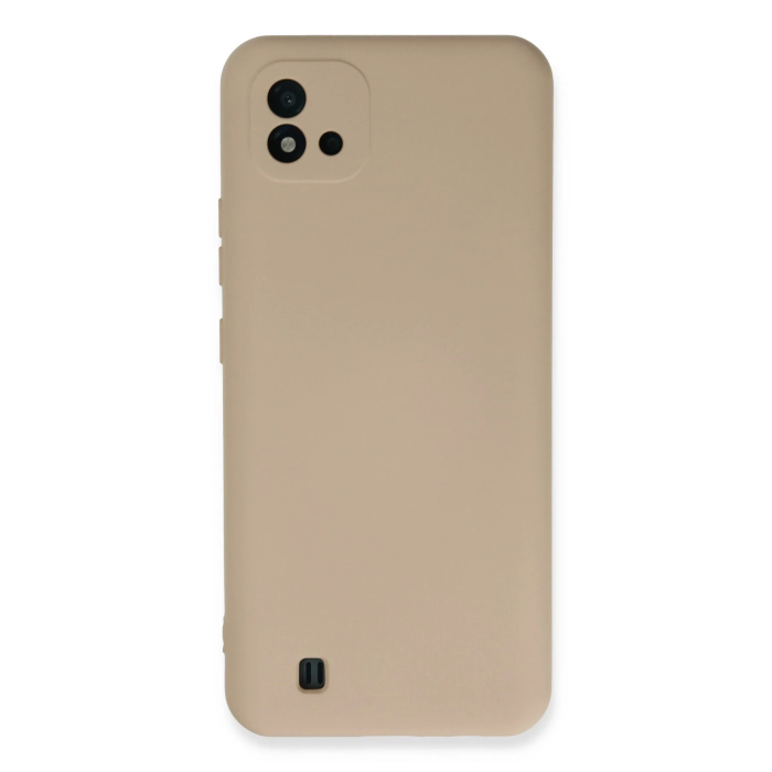 BFS  Realme C11 2021 Kılıf Nano içi Kadife Silikon - Pudra