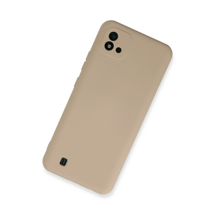 BFS  Realme C11 2021 Kılıf Nano içi Kadife Silikon - Pudra