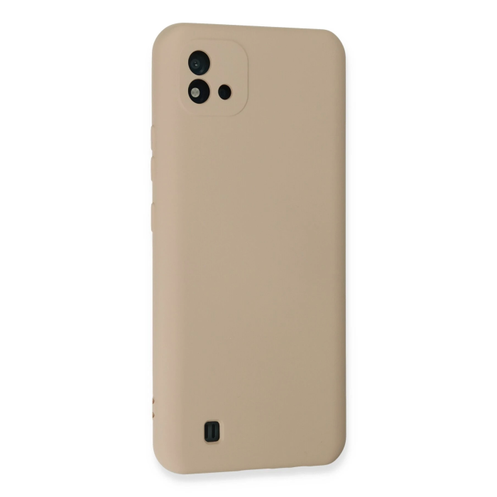 BFS  Realme C11 2021 Kılıf Nano içi Kadife Silikon - Pudra