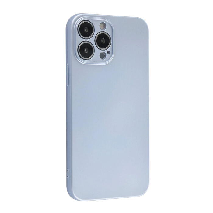 BFS  iPhone 13 Pro Max Kılıf Nano içi Kadife Silikon - Sky Blue