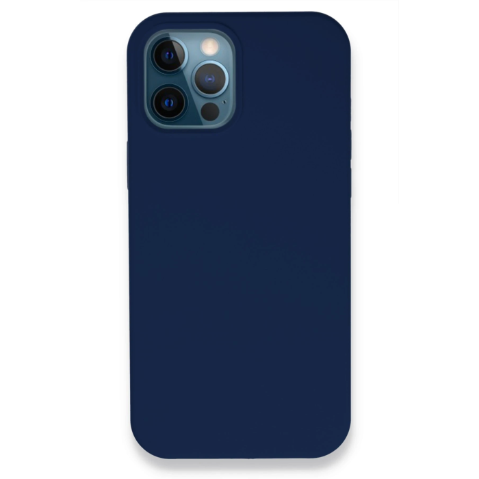 BFS  iPhone 12 Pro Kılıf Lansman Legant Silikon - Lacivert