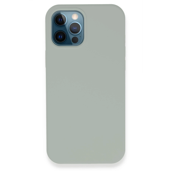 BFS  iPhone 12 Pro Kılıf Lansman Legant Silikon - Açık Gri