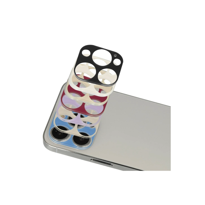 BFS  iPhone 13 Pro Max Rainbow Kamera Lens Koruma Cam - Rose Gold