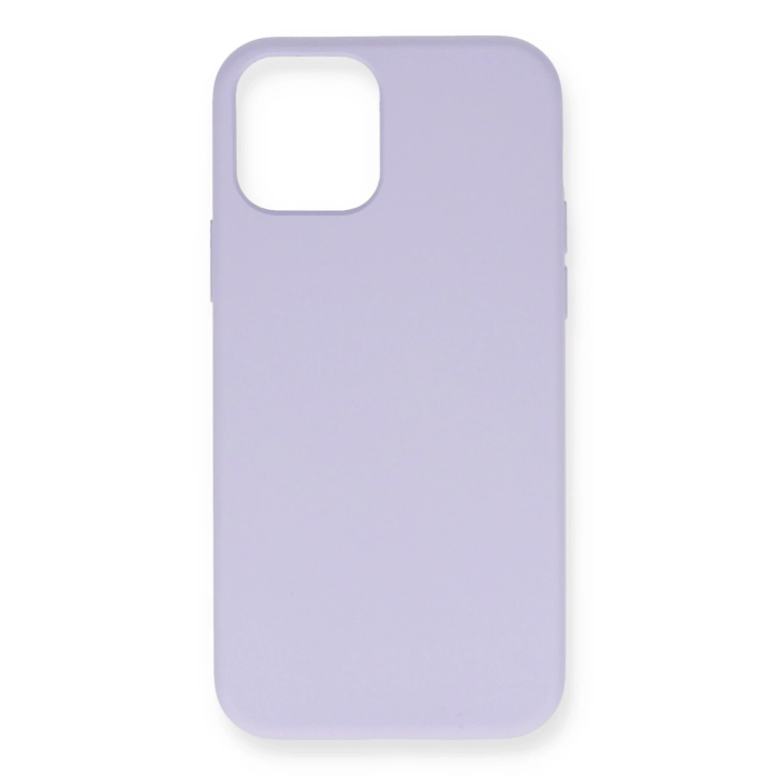 BFS  iPhone 12 Mini Kılıf Nano içi Kadife Silikon - Lila
