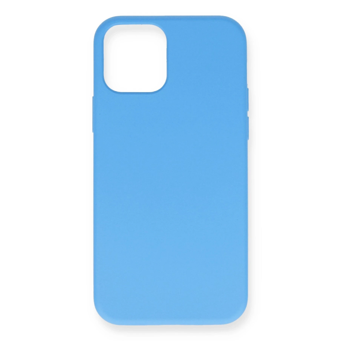 BFS  iPhone 12 Pro Max Kılıf Nano içi Kadife Silikon- Mavi