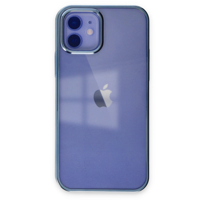 BFS  iPhone 12 Kılıf Element Silikon - Mavi