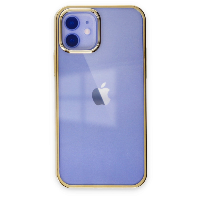 BFS  iPhone 12 Kılıf Element Silikon - Gold