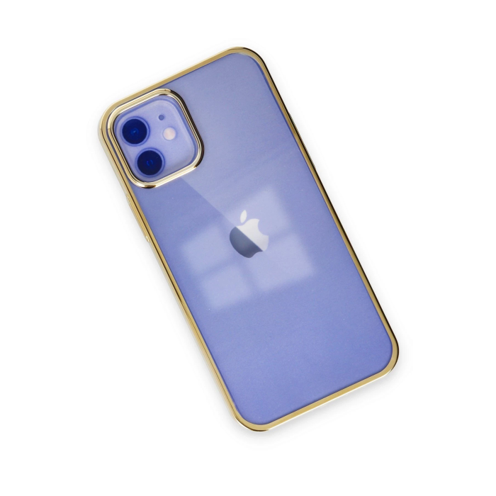 BFS  iPhone 12 Kılıf Element Silikon - Gold