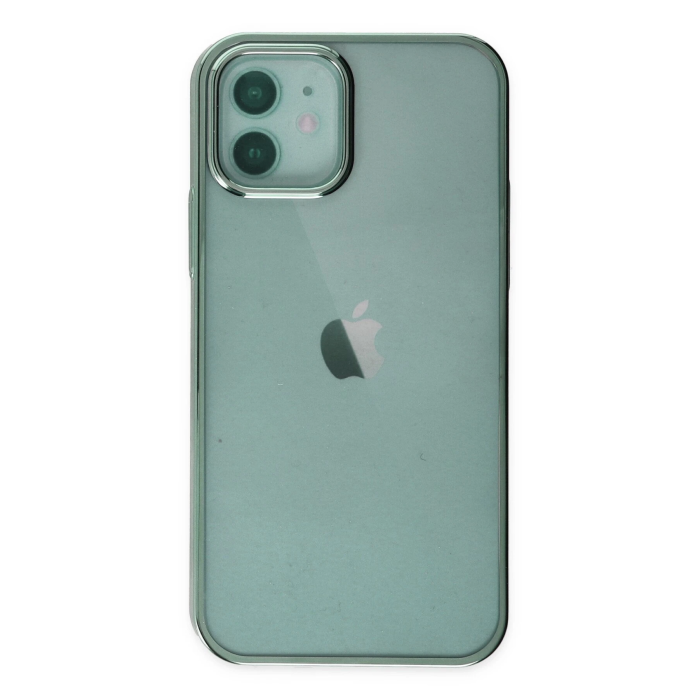 BFS  iPhone 12 Kılıf Element Silikon - Yeşil