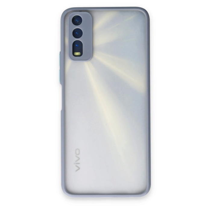 BFS  Vivo Y11S Kılıf Montreal Silikon Kapak - Gri