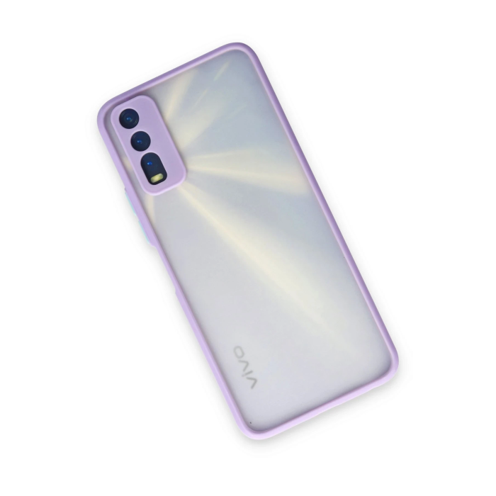 BFS  Vivo Y11S Kılıf Montreal Silikon Kapak - Mor