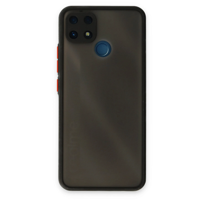 BFS  Realme C25 Kılıf Montreal Silikon Kapak - Siyah