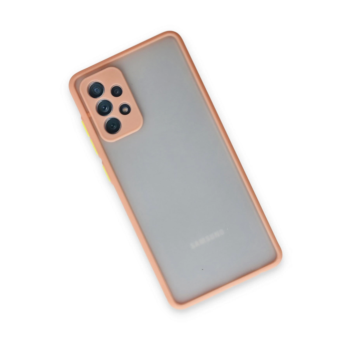 BFS  Samsung Galaxy A52 Kılıf Montreal Silikon Kapak - Pembe