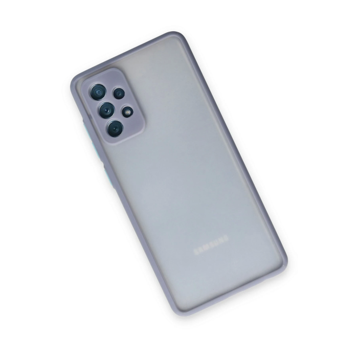 BFS  Samsung Galaxy A72 Kılıf Montreal Silikon Kapak - Gri