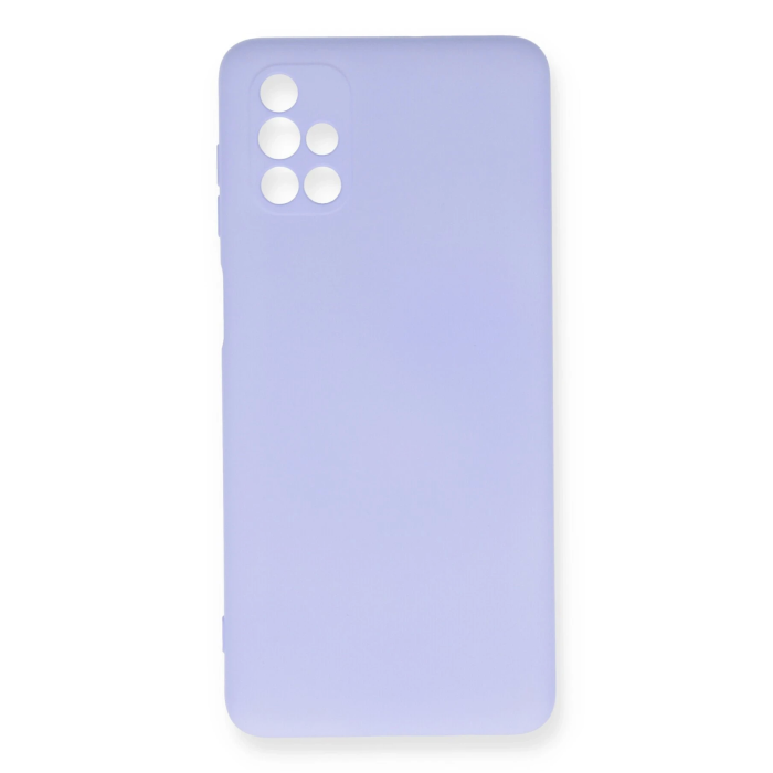 BFS  Samsung Galaxy M51 Kılıf Nano içi Kadife Silikon - Lila