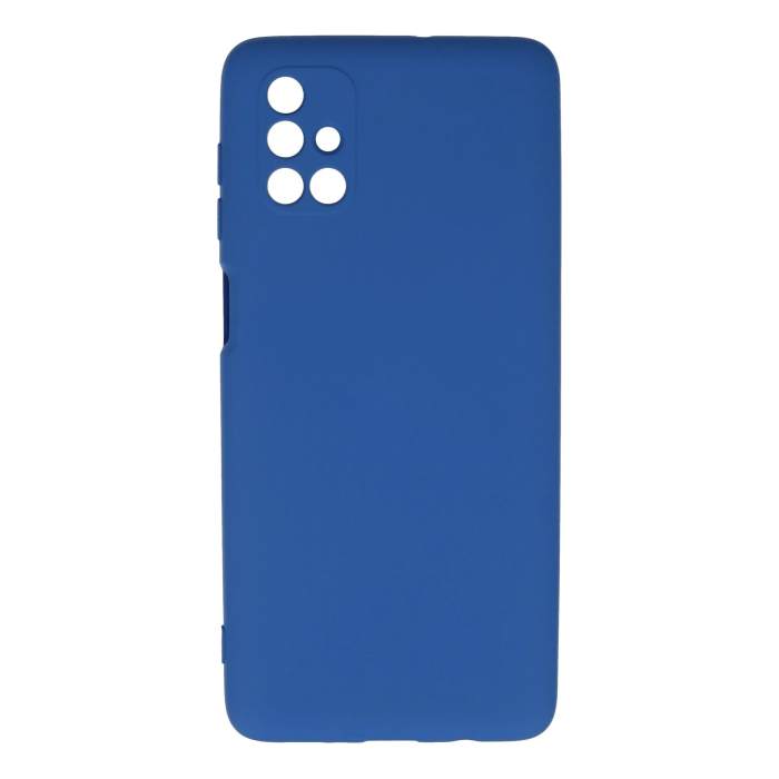 BFS  Samsung Galaxy M51 Kılıf Nano içi Kadife Silikon - Mavi