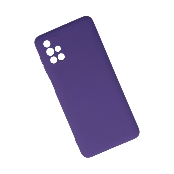 BFS  Samsung Galaxy M51 Kılıf Nano içi Kadife Silikon - Mor