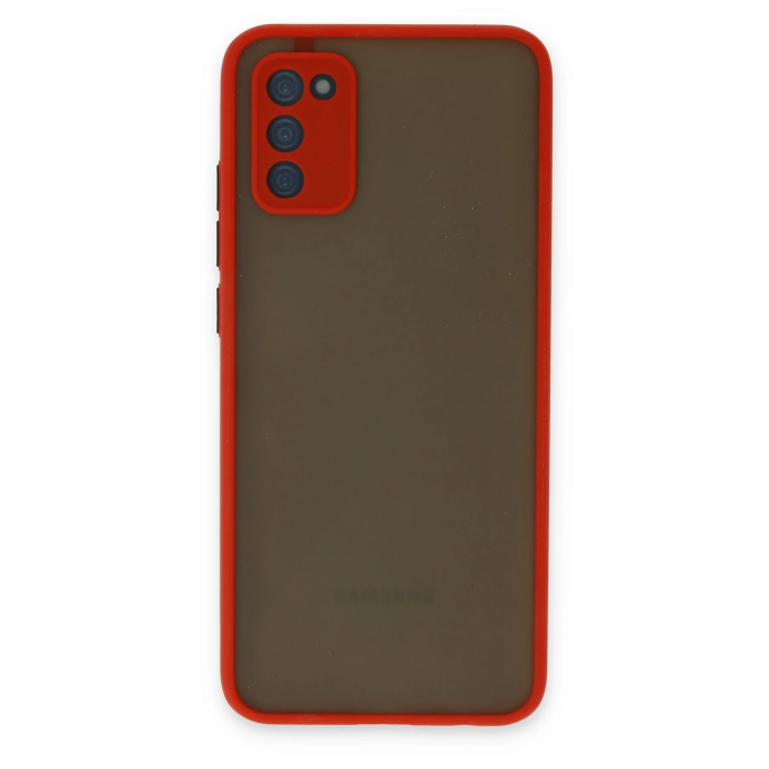 BFS  Samsung Galaxy S20 FE Kılıf Montreal Silikon Kapak - Kırmızı
