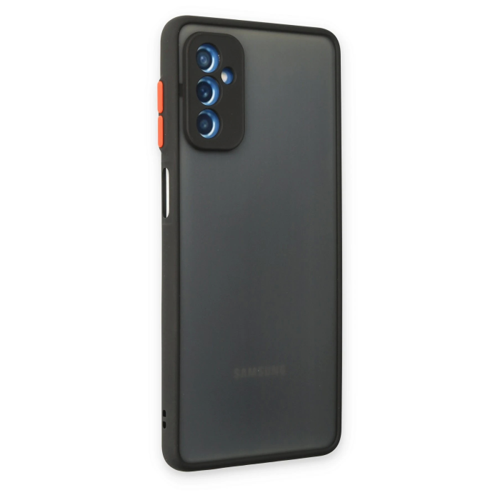 BFS  Samsung Galaxy M52 5G Kılıf Montreal Silikon Kapak - Siyah