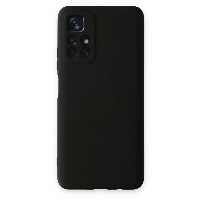 BFS  Xiaomi Redmi Note 11T Kılıf Nano içi Kadife Silikon - Siyah