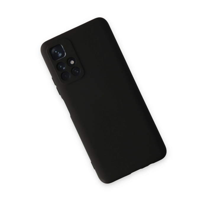 BFS  Xiaomi Redmi Note 11T Kılıf Nano içi Kadife Silikon - Siyah