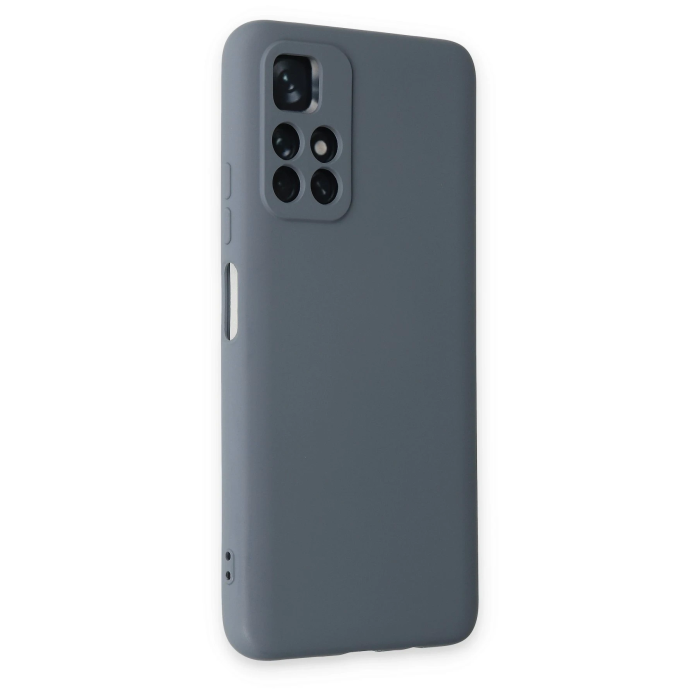 BFS  Xiaomi Redmi Note 11T Kılıf Nano içi Kadife Silikon - Gri