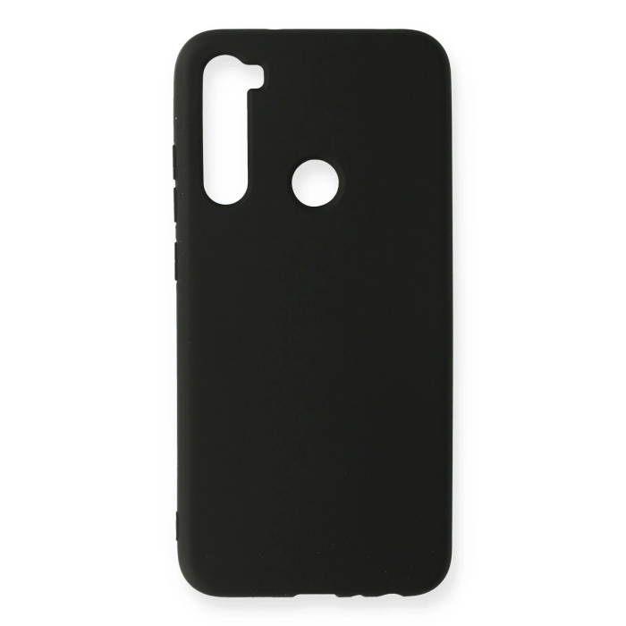 BFS  Xiaomi Redmi Note 8 Kılıf Nano içi Kadife Silikon - Siyah