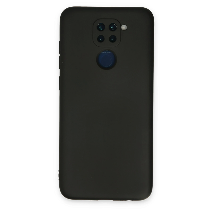 BFS  Xiaomi Redmi Note 9 Kılıf Nano içi Kadife Silikon - Siyah