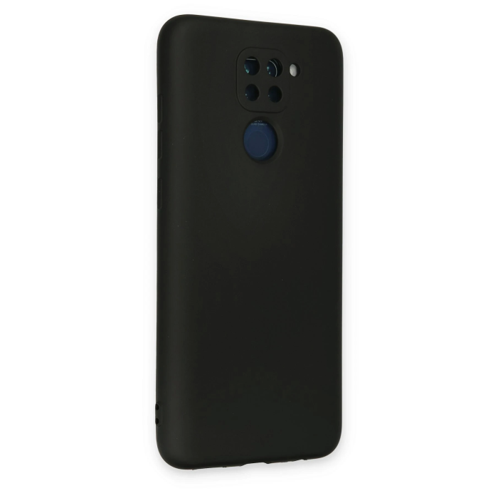 BFS  Xiaomi Redmi Note 9 Kılıf Nano içi Kadife Silikon - Siyah