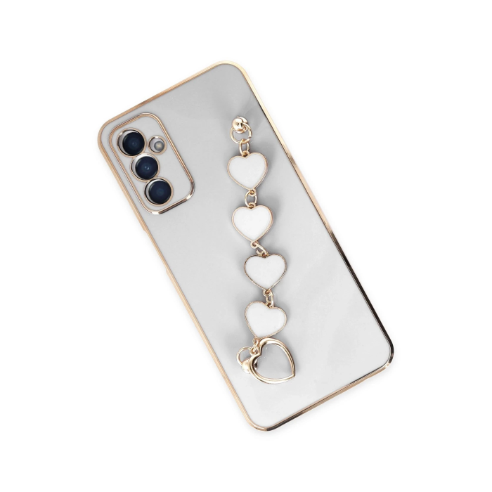 BFS  Samsung Galaxy A14 4G Kılıf Esila Silikon - Beyaz