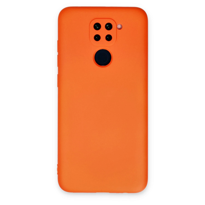 BFS  Xiaomi Redmi Note 9 Kılıf Nano içi Kadife Silikon - Turuncu