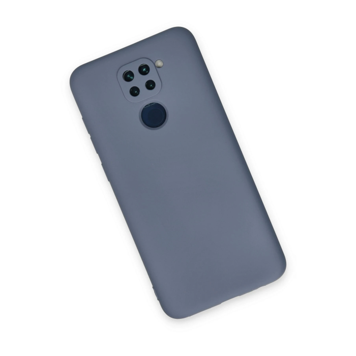 BFS  Xiaomi Redmi Note 9 Kılıf Nano içi Kadife Silikon - Gri