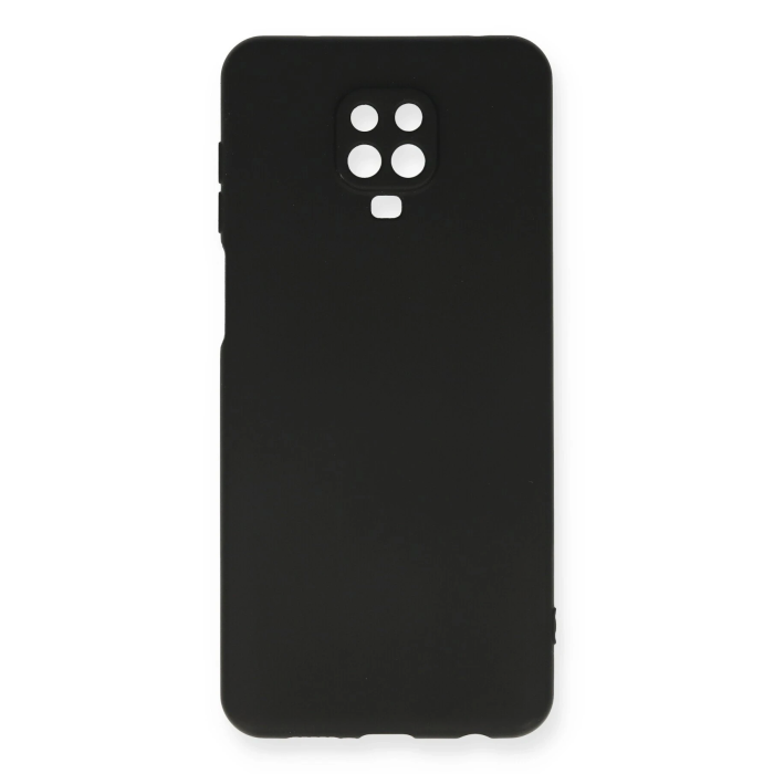 BFS  Xiaomi Redmi Note 9 Pro Kılıf Nano içi Kadife Silikon - Siyah