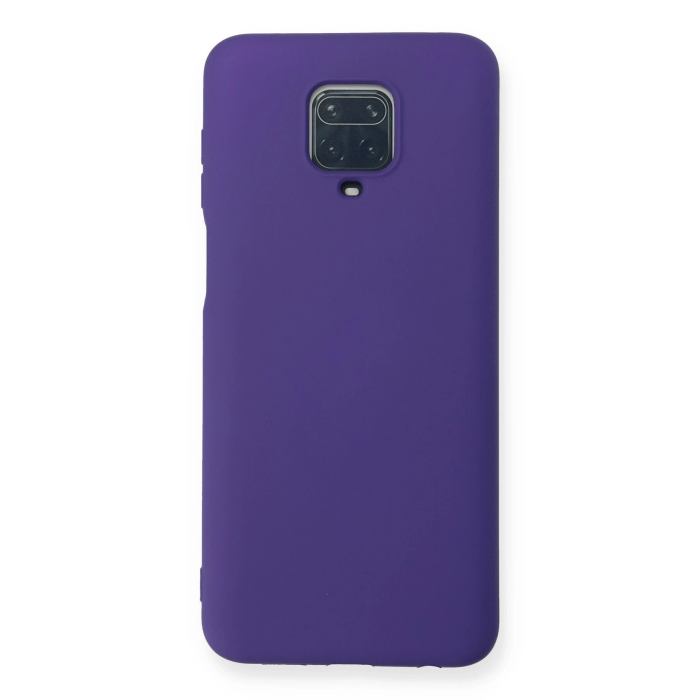 BFS  Xiaomi Redmi Note 9 Pro Kılıf Nano içi Kadife Silikon - Mor