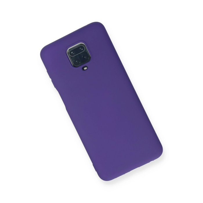 BFS  Xiaomi Redmi Note 9 Pro Kılıf Nano içi Kadife Silikon - Mor