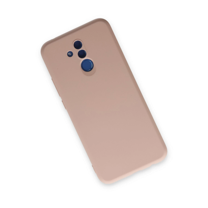 BFS  Huawei Mate 20 Lite Kılıf Nano içi Kadife Silikon - Pudra