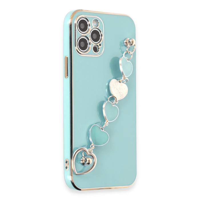 BFS  iPhone 12 Pro Kılıf Esila Silikon - Su Yeşili