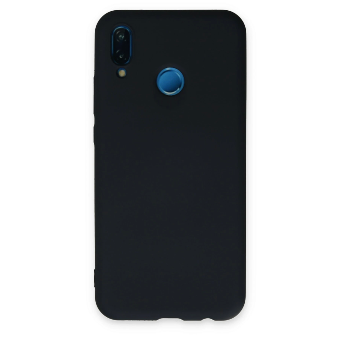 BFS  Huawei P20 Lite Kılıf Nano içi Kadife Silikon - Lacivert