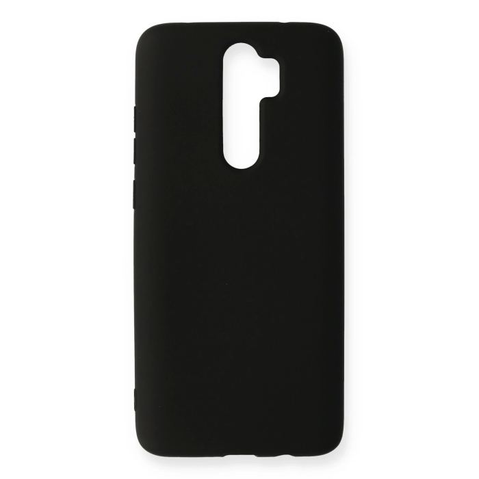 BFS  Xiaomi Redmi Note 8 Pro Kılıf Nano içi Kadife Silikon - Siyah