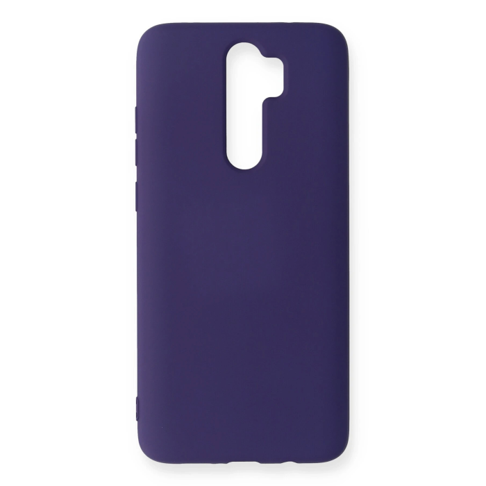 BFS  Xiaomi Redmi Note 8 Pro Kılıf Nano içi Kadife Silikon - Mor